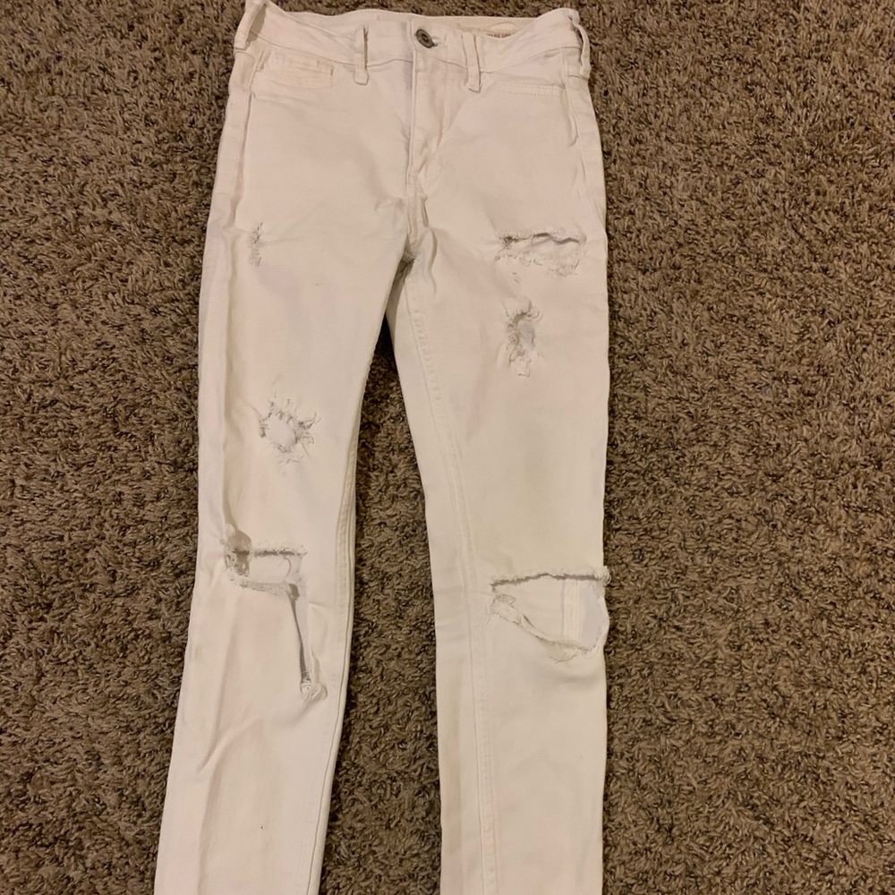 high rise skinny jeans